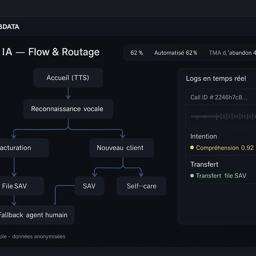 Capture anonymisée en production (données masquées)